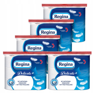 Regina Delicate+ 4-vrstvový toaletný papier - Jemnosť a Komfort